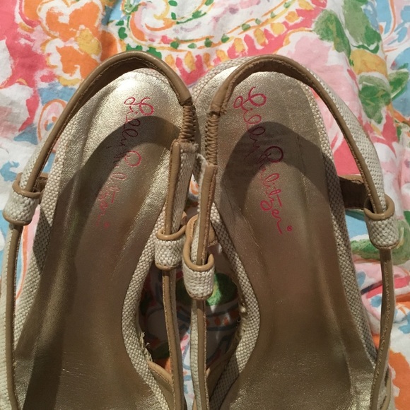 Lilly Pulitzer wedges size 7 - Picture 2 of 4